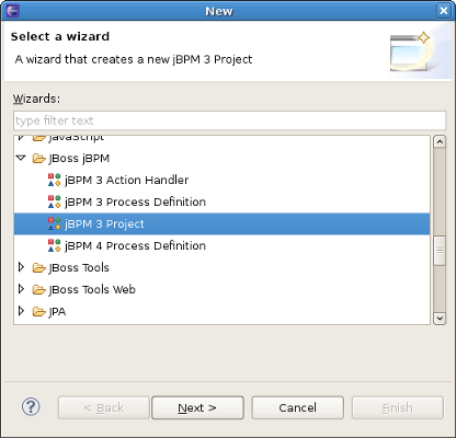 New Process Project Wizard