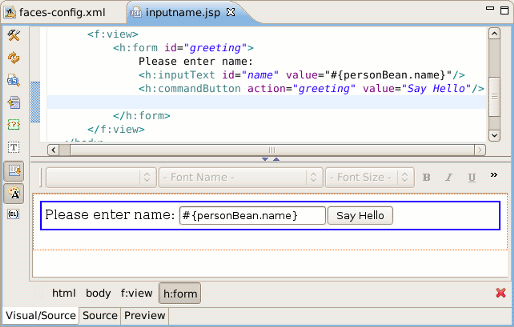 Visual Page Editor