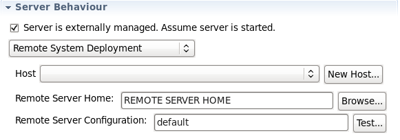 Server Behaviour - Remote
