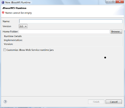 Configure JBossWS Runtime