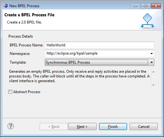 New BPEL Process