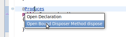 Disposer example.
