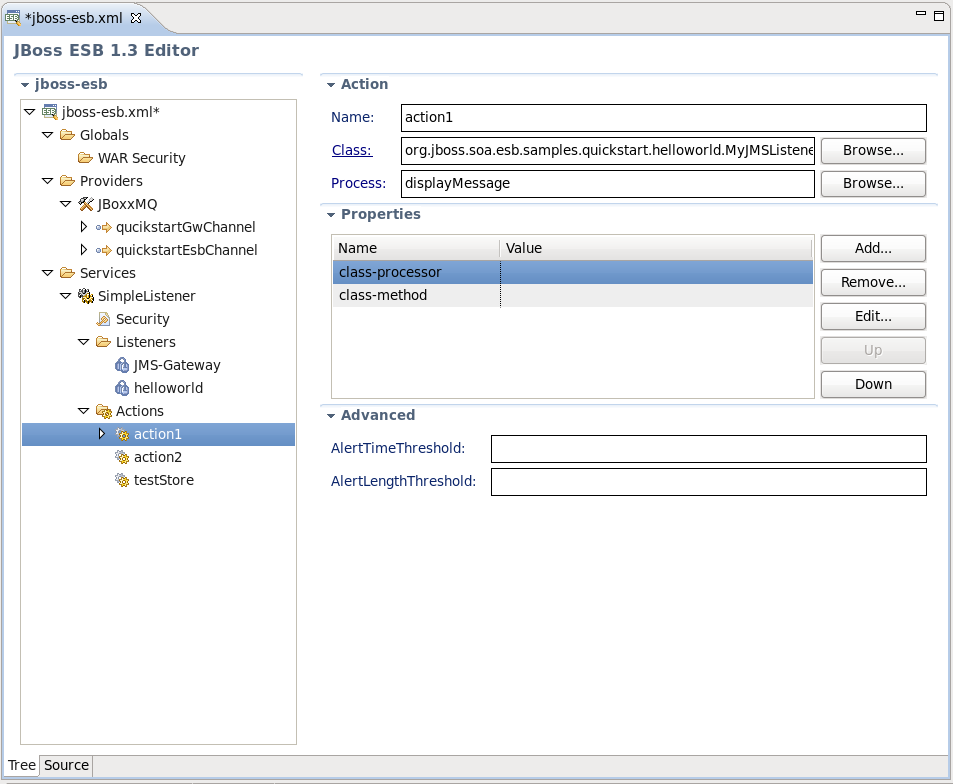 Property Link to the Associated Editor