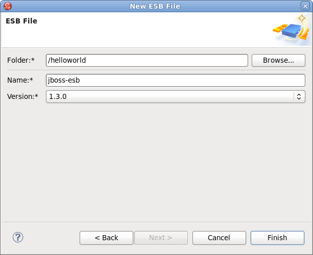 Folder, Name and Version for ESB file