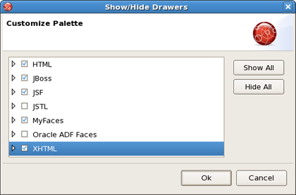 Show/Hide Drawers