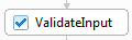 Validate Input activity
