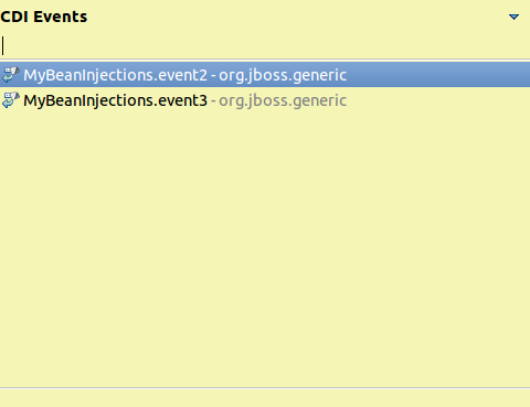 Events example.