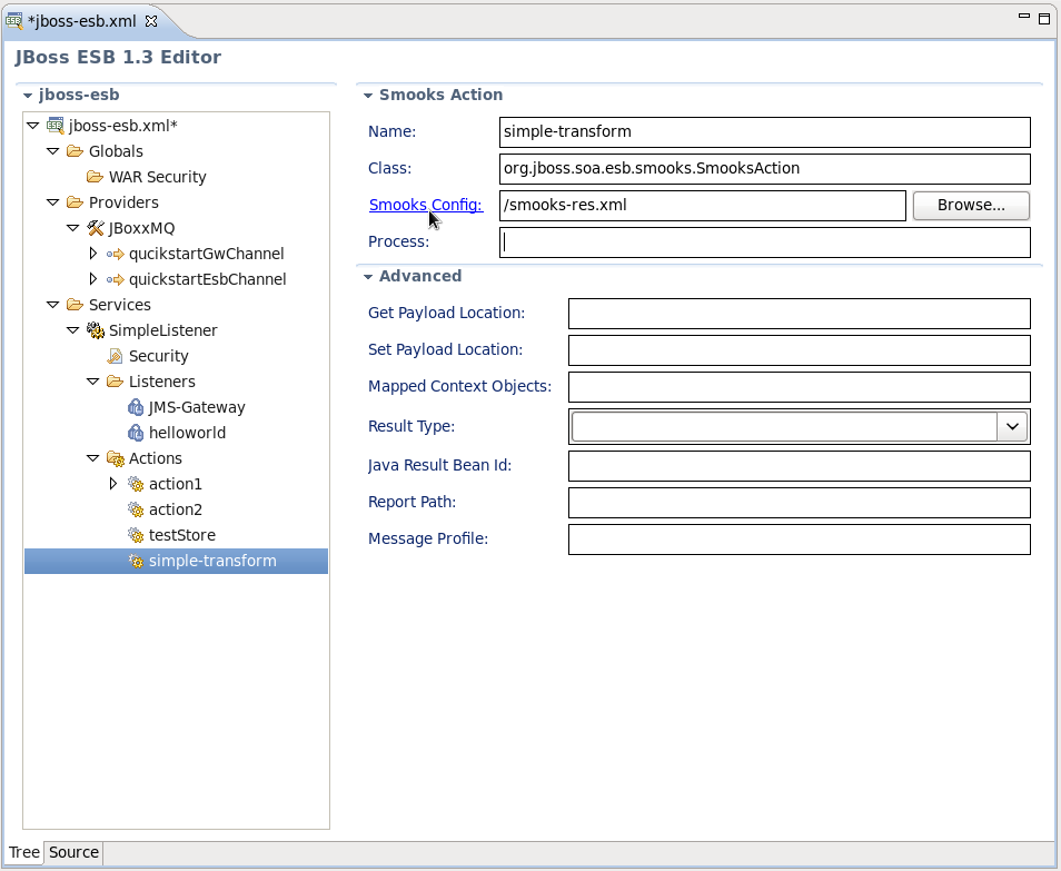 Property Link to the Associated Editor