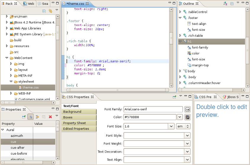 CSS Editing Perspective