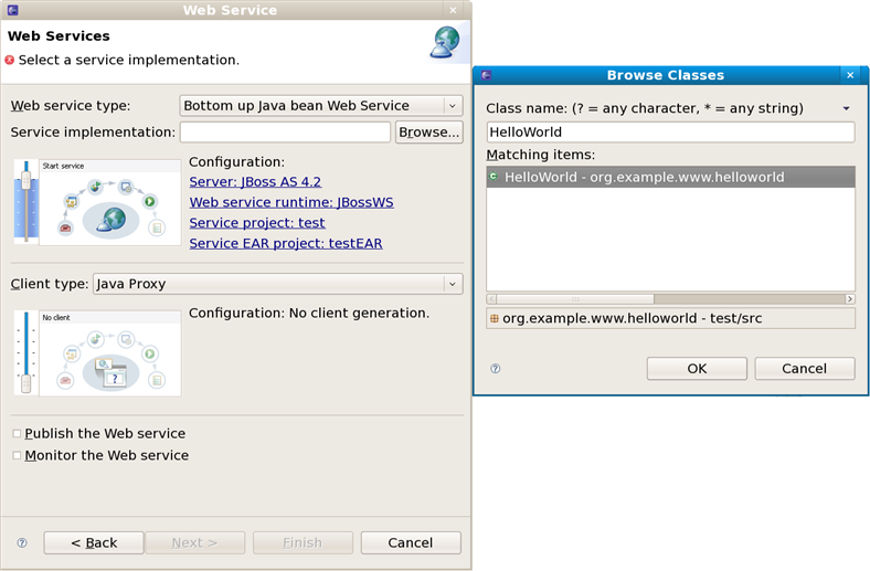 Set Web Service Common values
