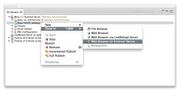 livereload loading scss